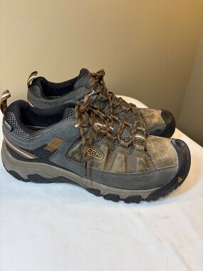 Keen Targhee 3 Men’s Bison/Timberwolf Waterproof Hiking Shoes Size 12 M